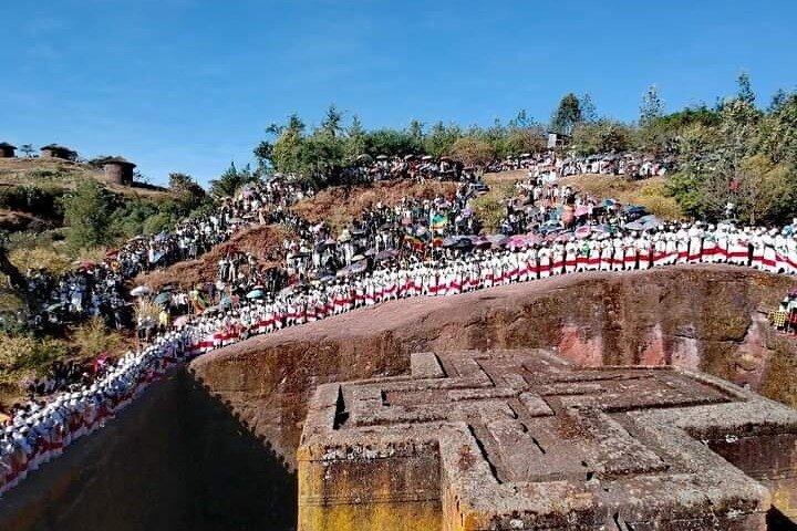Visiting churches of lalibela