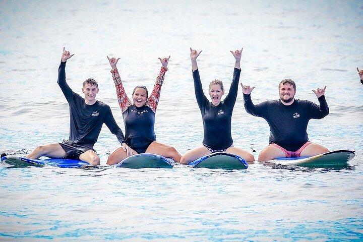 2 Hour Private Group Surf Lesson in Lahaina Maui