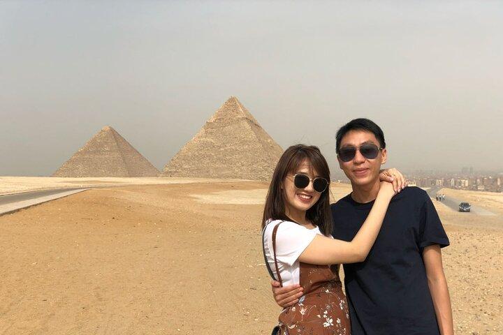 VIP Private Tour Giza Pyramids ,Grand Museum ( guide and car)