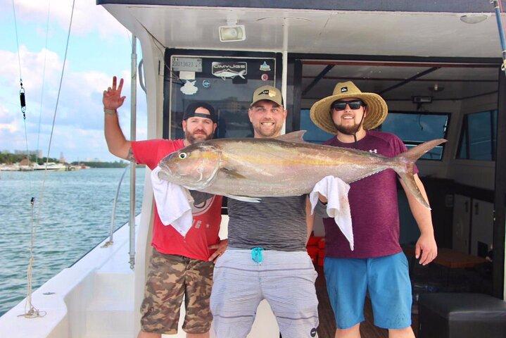 Cancun fishing charter if you don't fish you don't pay 46ft yacht 12pax 25P14