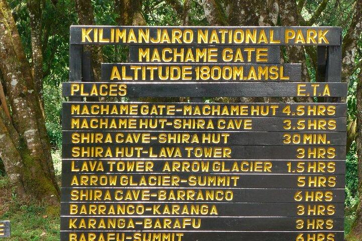 7 Day Kilimanjaro Machame climb