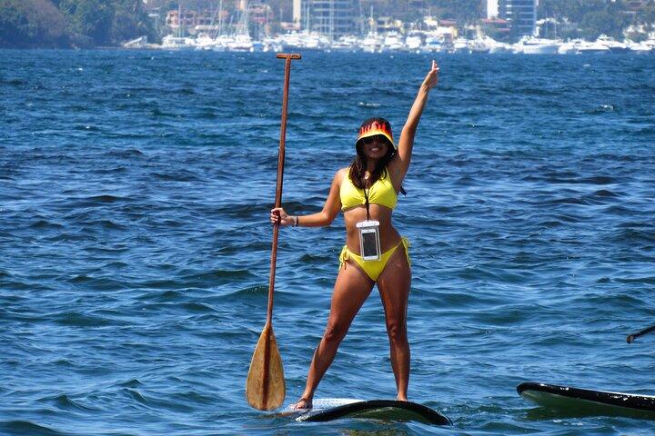 Paddle Boarding At Acapulco´s Bay