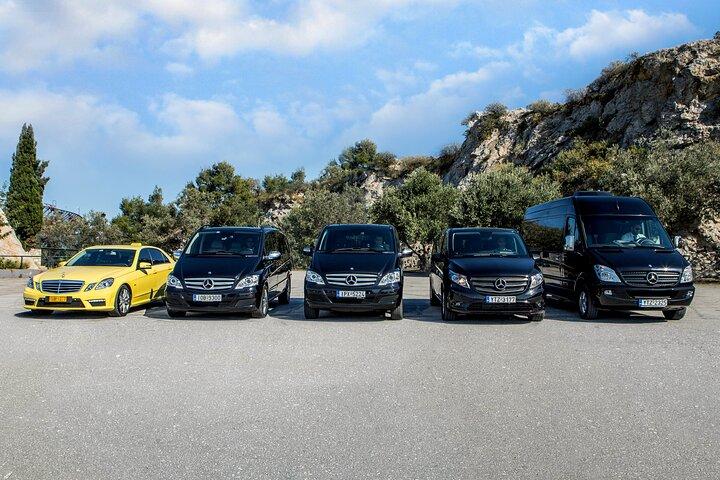 Athens hotels to Lavrio port private departure transfer