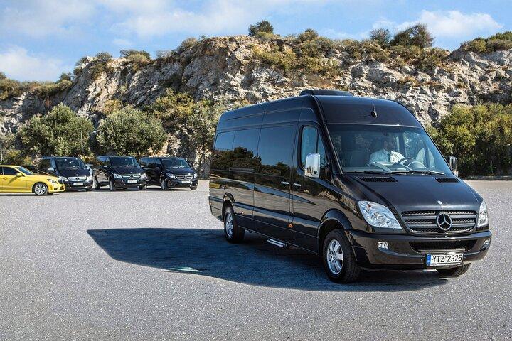 Athens hotels to Lavrio port private departure transfer