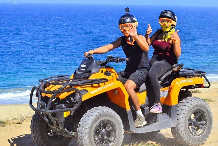 Adventure in Los Cabos Margaritas beach in ATV/UTV desert tour