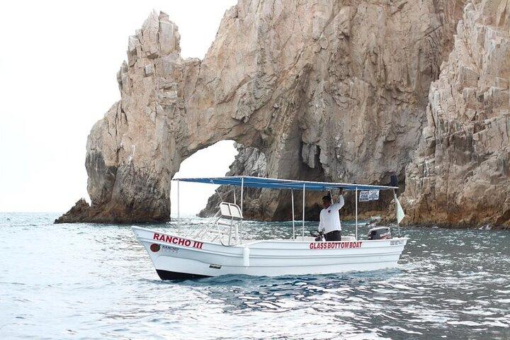 Glass Bottom Boat in Cabo San Lucas, free time in Playa del Amor