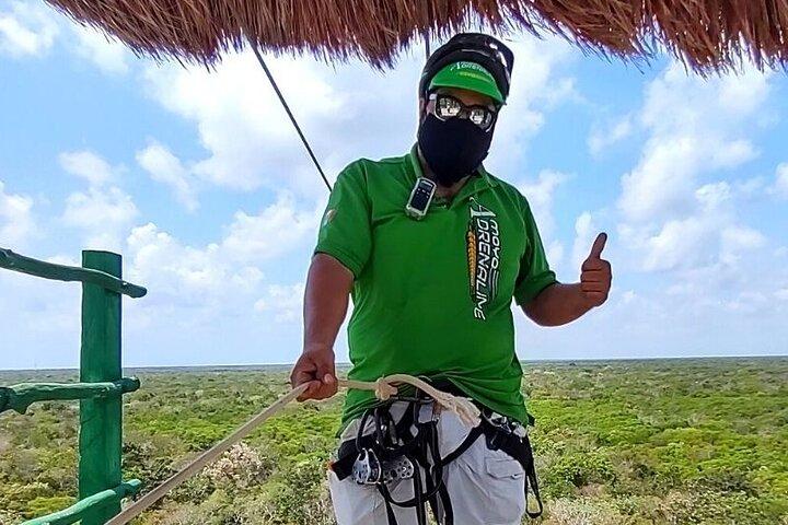 Maya Adrenaline Tulum: Cenote + 5 Ziplining + ATV Adventure