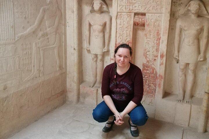 Unknown Pyramids tour: Saqqara, Dahshur & Memphis city excursion from Cairo