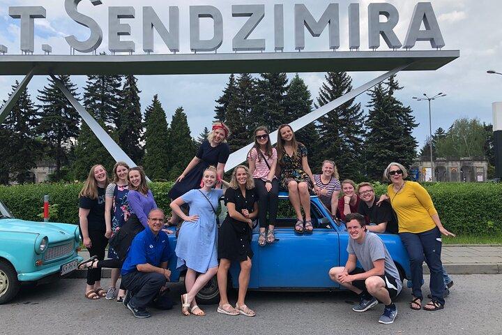 1.5h Crazy Guides' Communism Tour of Nowa Huta in Classic Car