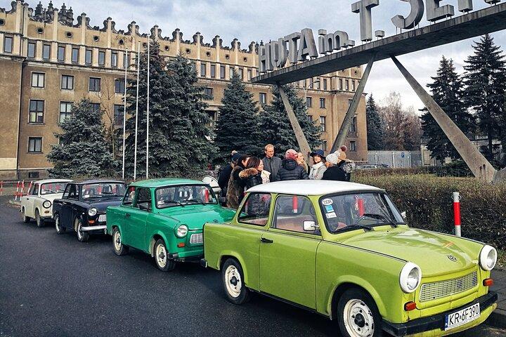 1.5h Crazy Guides' Communism Tour of Nowa Huta in Classic Car
