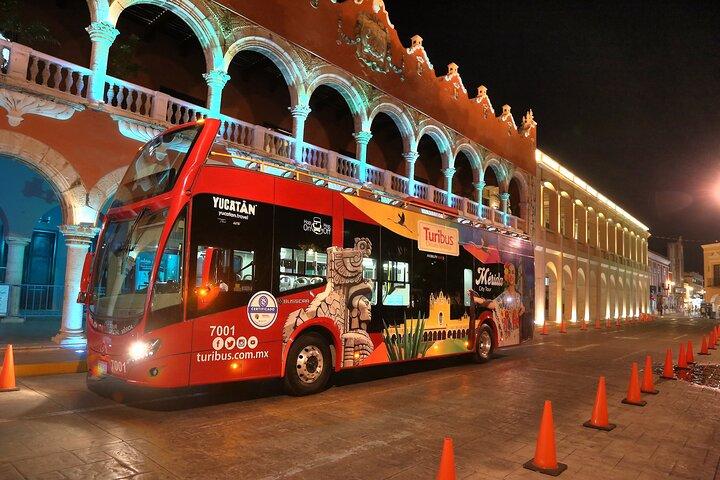 Panoramic Sightseeing Bus City Tour of Merida with 2 Routes