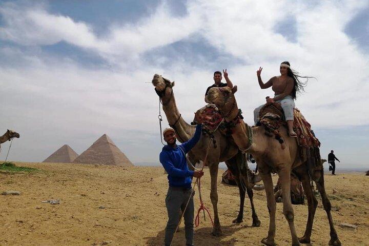 Private Day Trip Giza pyramids, Sakkara pyramid ,Memphis, Camel Ride, Lunch