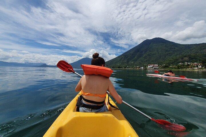 Kayaking on Lake Atitlan