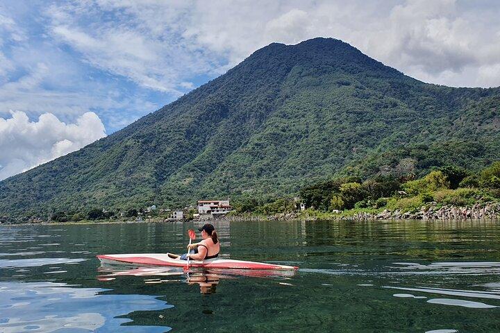 Kayaking on Lake Atitlan