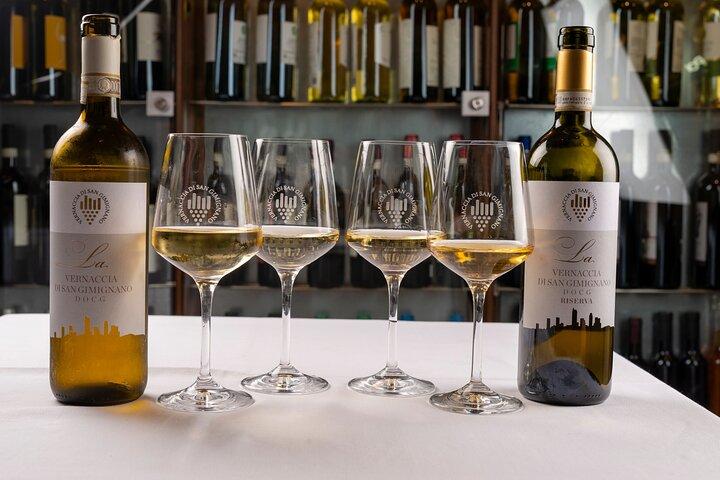 Wine tasting in San Gimignano