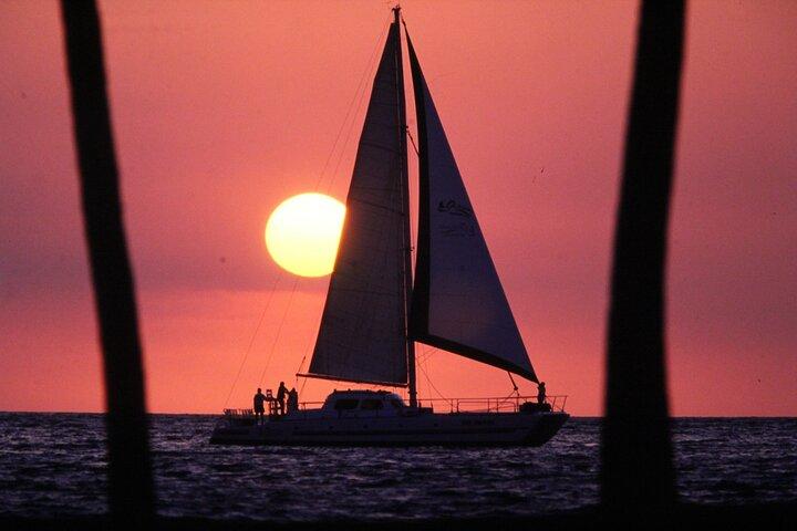 Sunset Cocktail Cruise on our Sailing Catamaran