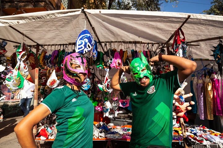 Lucha Libre Tacos & Masks 4 hrs Exploring Cdmx