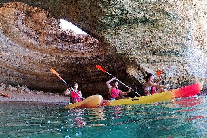 Kayak Tour to Benagil Cave & Marinha Beach - From Portimão