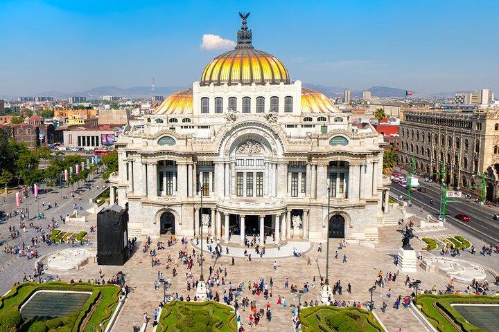 Walking Mexico City Tour with Anthropology Museum