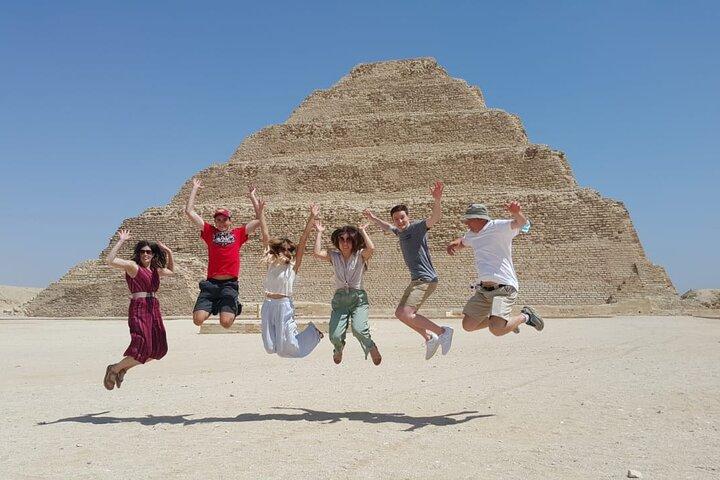 Cairo: Giza Pyramid, Sakkara & Dahshur Full Day Private Tour