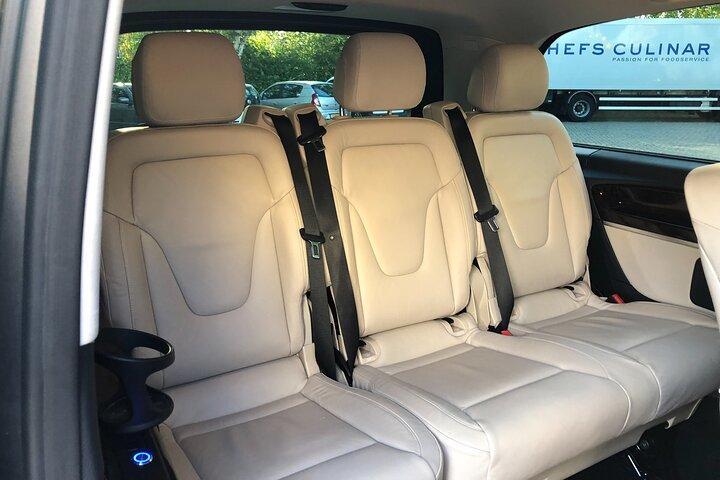 Schiphol airport to the cruise terminal IJmuiden. Private transfer.