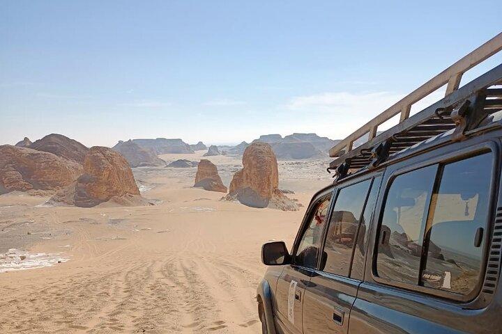 Cairo: 2-Day Bahariya Oasis Tour & White and Black Deserts camping