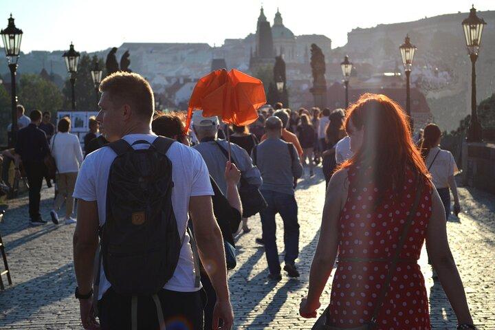 Evening View Walk in Prague