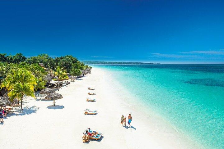 Negril Beach & Ricks Cafe from Montego Bay