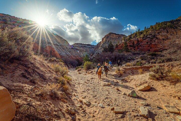 Small-Group East Zion White Mountain Horseback Ride
