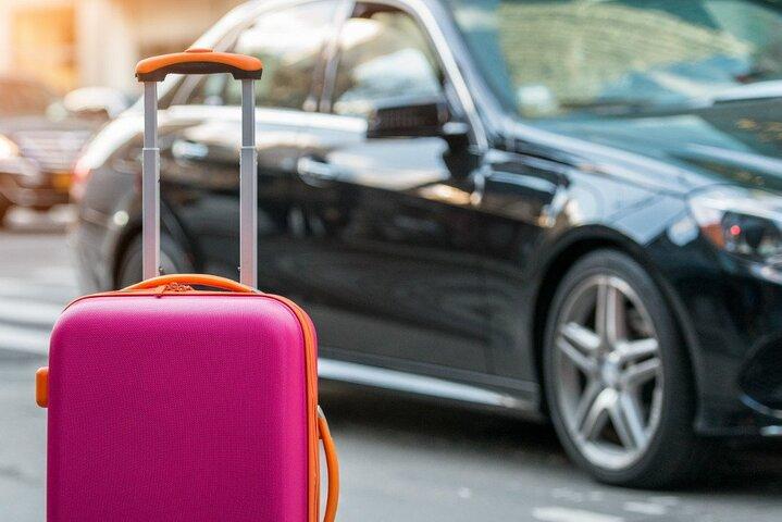 Luxury limousine and VIP airport pickup service.