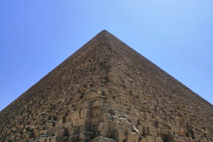 Pyramids of Giza Egyptian Museum Khan El Khalili Bazaar Day tour