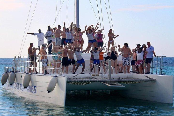 Dunn's River Falls Party Cruise, Blue Hole with Snorkeling, free beverages