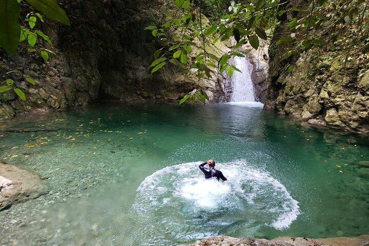 Hiking Tabernacle Thundering Waterfall in Dominican Republic