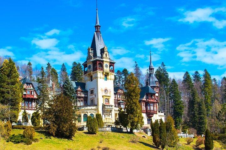 Bran Castle, Peles Castle and Brasov from Bucharest
