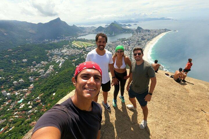 Morro Two Brothers Trail, during the day and sunset in Vidigal