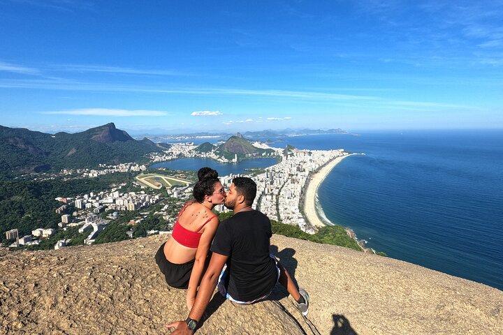 Morro Two Brothers Trail, during the day and sunset in Vidigal