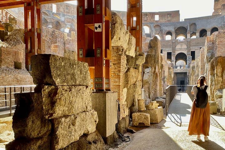 Expert Guided Tour of Colosseum Arena OR Underground, and Forum