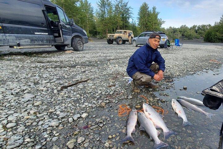 Alaskan Full-Day Salmon Fishing with Transportation