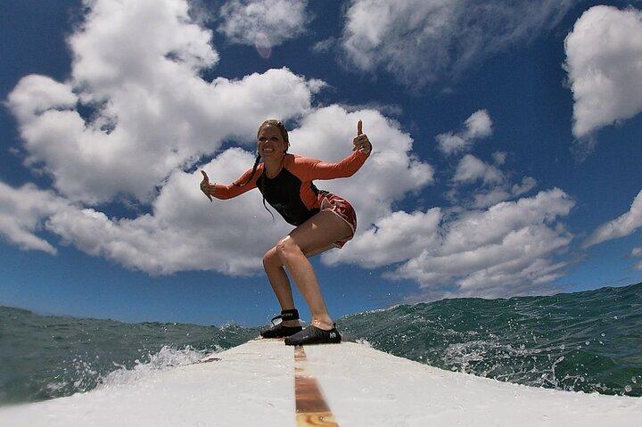 Surf Lesson Without the Crowds Including GoPRO Videos