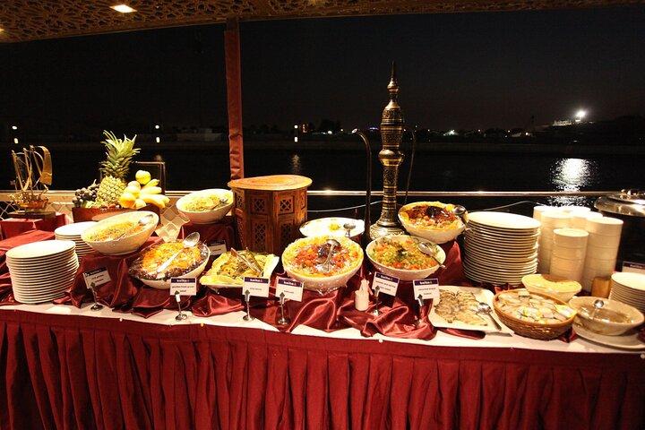 Dubai Canal Dinner Cruise with La Perle Show Silver Tickets Combo