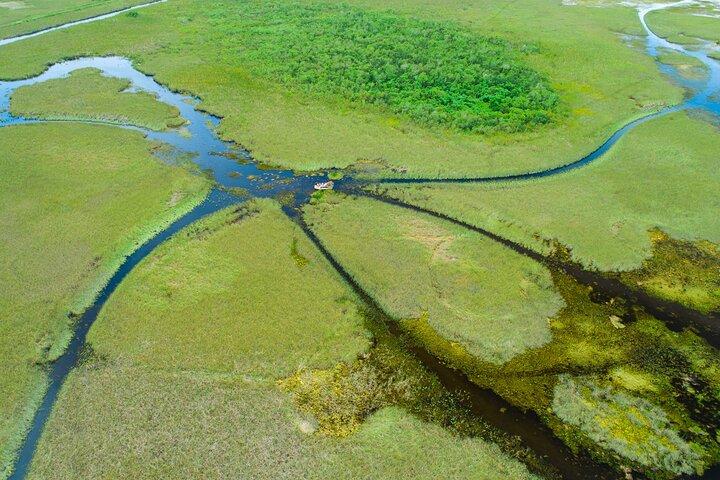 60 min. Everglades Airboat ride & pick-up ,small group +pro guide