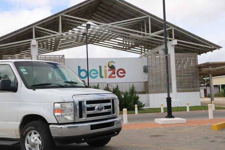 Private International Airport OR Water Taxi port to San Ignacio