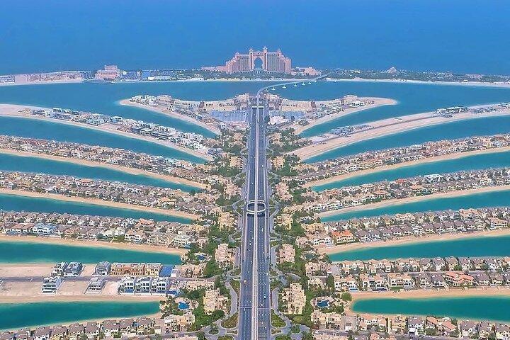 Palm Jumeirah Island Tour with Revolving 360" view from The View at The Palm !