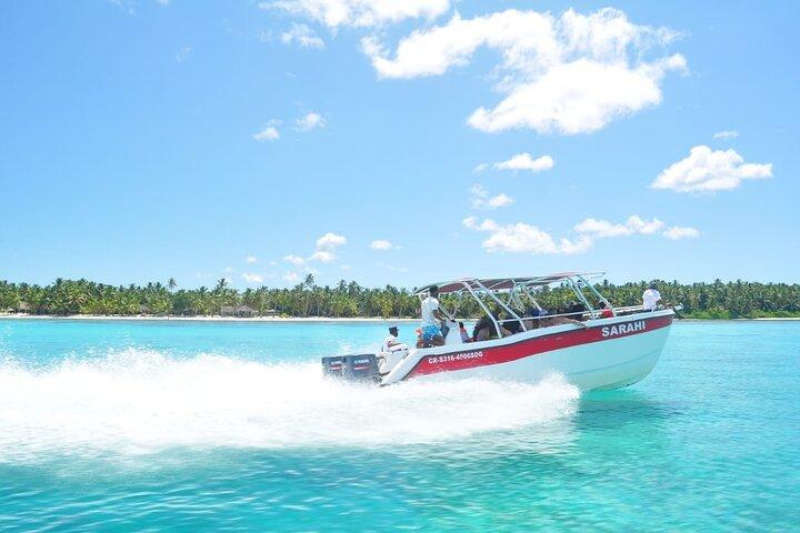 Saona island full day tours - catamarán party from santo domingo