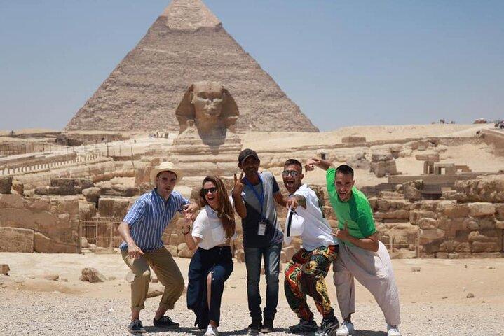 Giza Pyramids & Museum Egyptian Civilization Private Tour, hotel round transfers