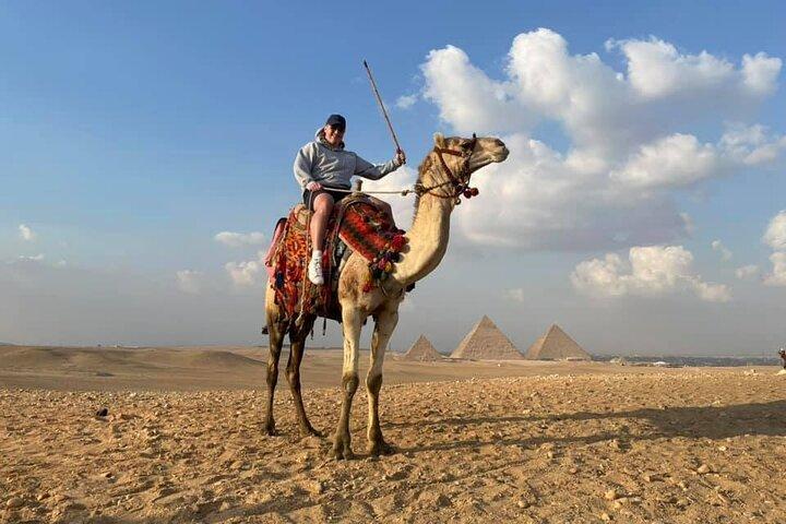 Short Layover Tour to Giza pyramids & Sphinx included Camel Ride