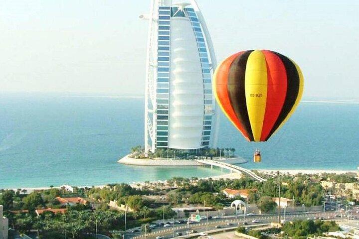 Dubai Beautiful Desert By Hot Air Balloon With Falcon Show and Camel