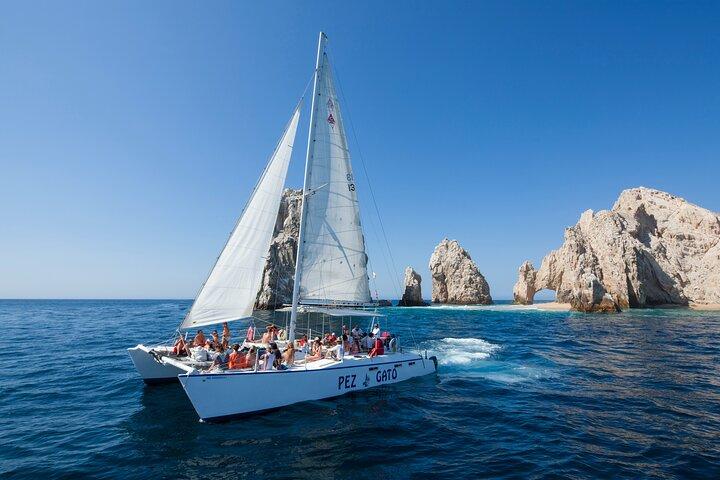 Catamaran Snorkel at Los Cabos! Gorgeous Snorkel & Party + Round Transportation