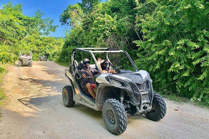 Playa del Carmen Buggy Tour with Cenote Swim and Mayan Village