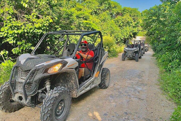 Playa del Carmen Buggy Tour with Cenote Swim and Mayan Village